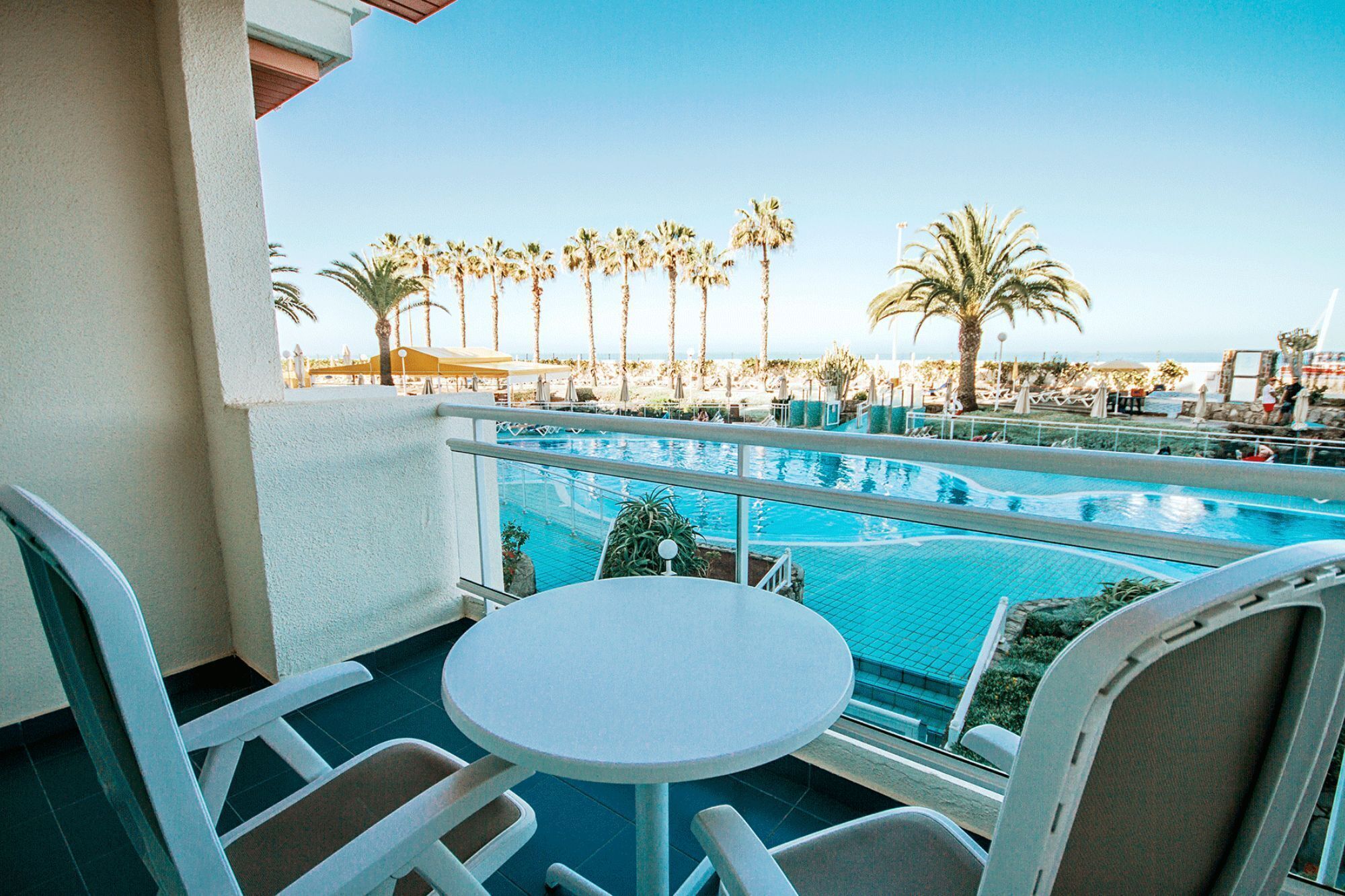 Uitzicht op strand/zee