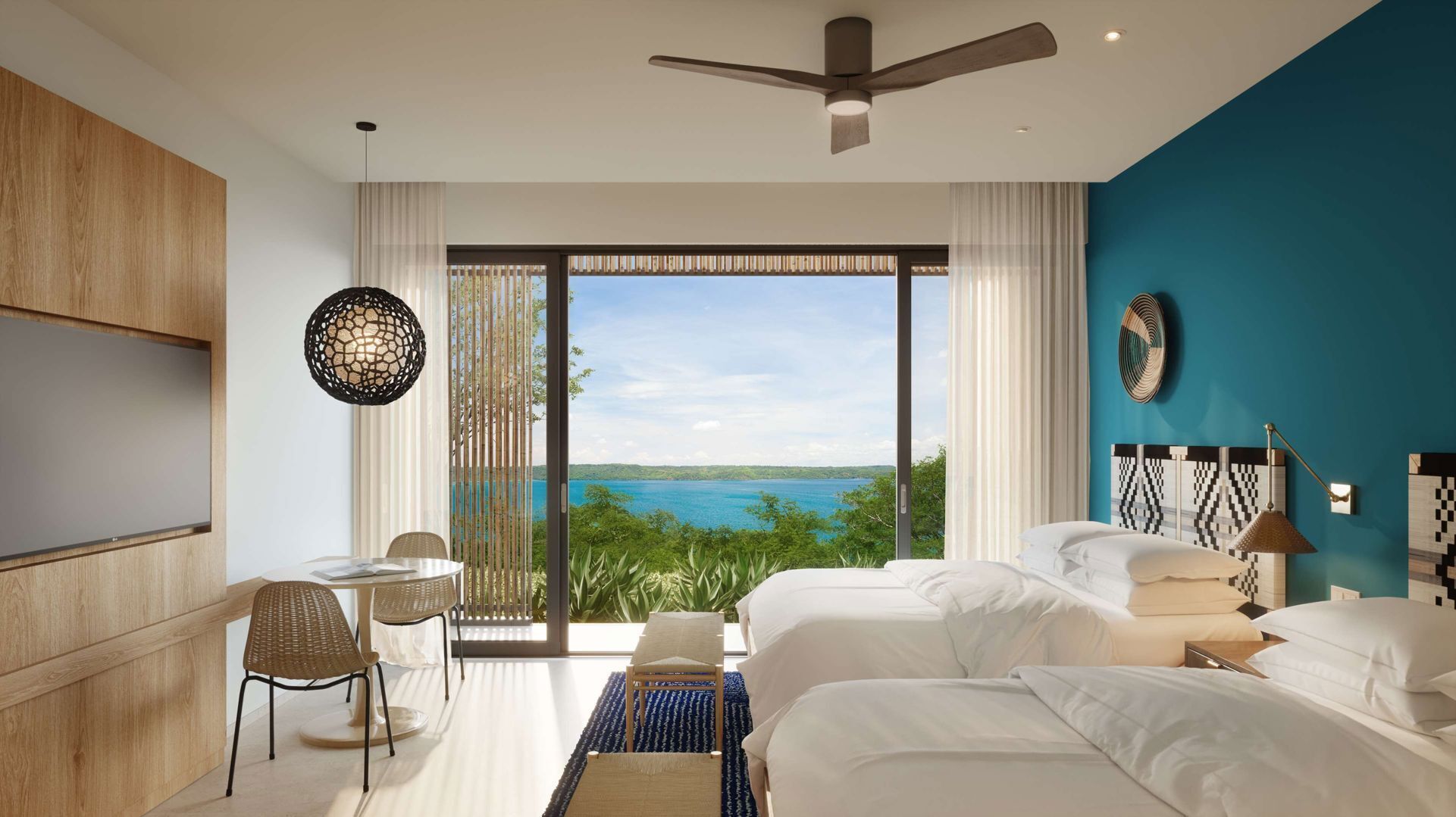 Premium bedding, free minibar items, in-room safe