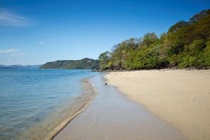 Ubicación a pie de playa y servicio gratuito de transporte a la playa