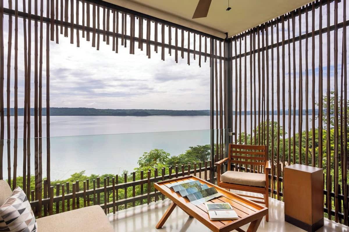 Room, 2 Double Beds, Bay View | Balcony view