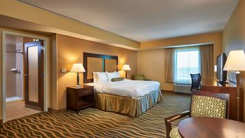 Executive Suite, 1 King Bed, Non Smoking | In-room safe, desk, blackout curtains, iron/ironing board