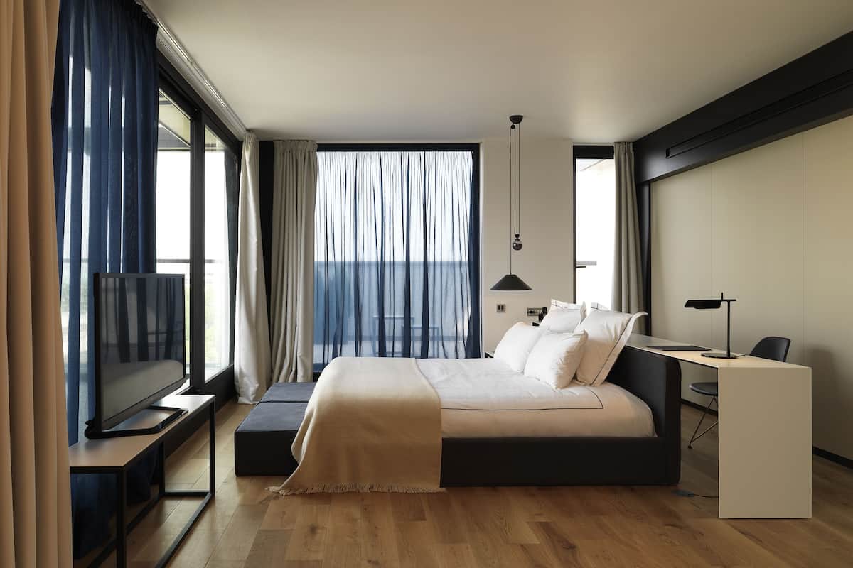 BettwÀsche aus Àgyptischer Baumwolle, Betten mit Memory-Foam-Matratzen