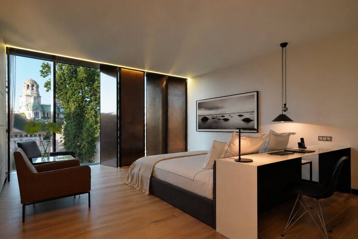 Deluxe Double Room | Egyptian cotton sheets, memory foam beds, minibar, in-room safe