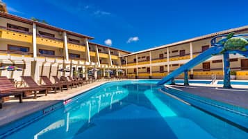 2 outdoor pools, pool umbrellas, sun loungers