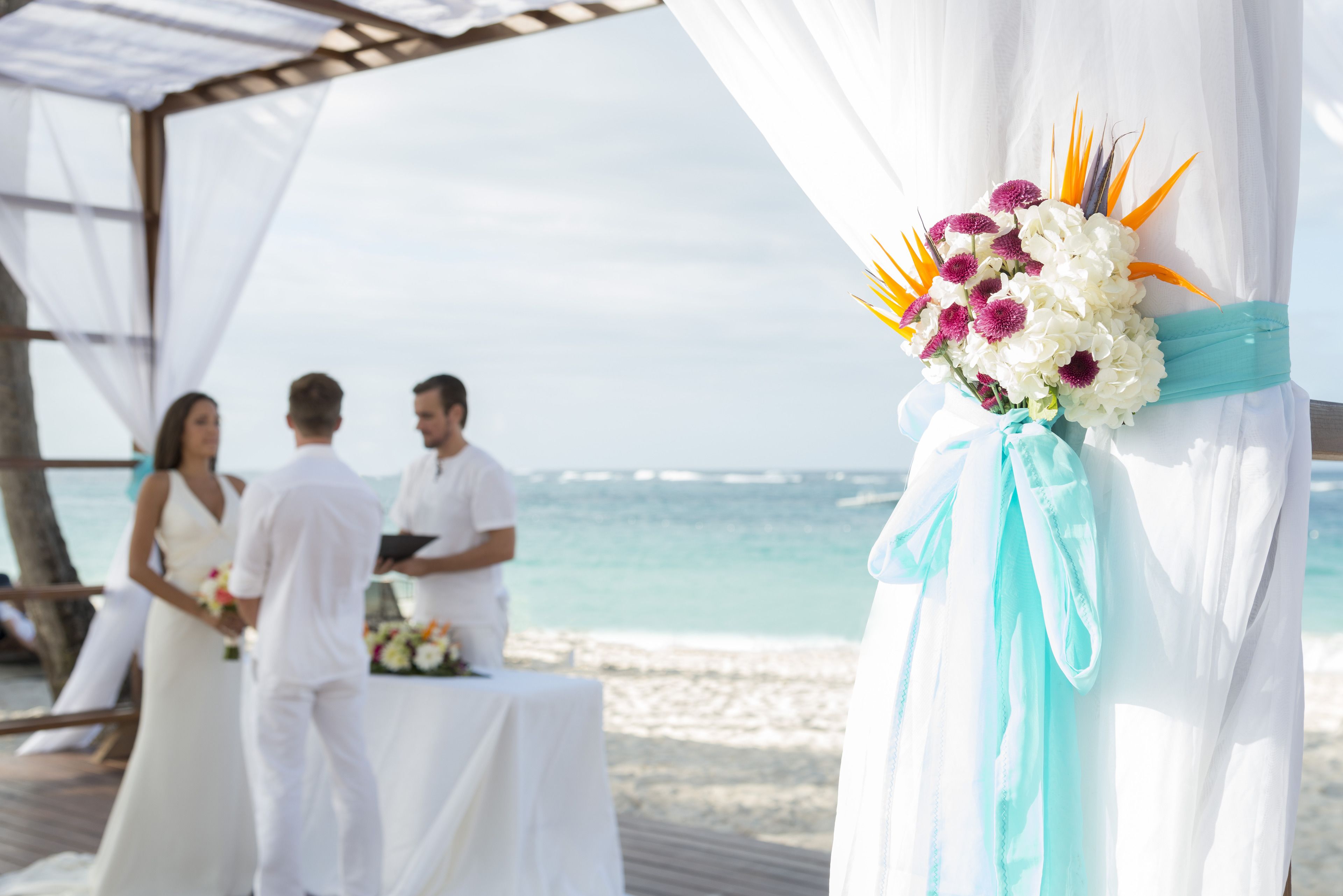 Zona para bodas al aire libre