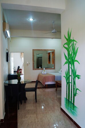 Master Suite | Zimmersafe, Bügeleisen/Bügelbrett, kostenloses WLAN, Bettwäsche