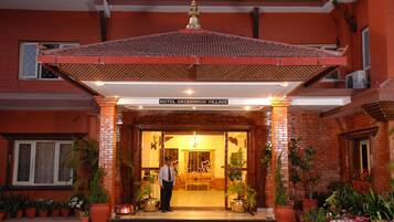 Fassade der Unterkunft