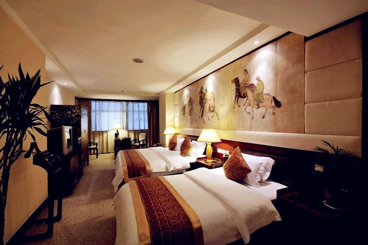 Chambre Deluxe avec lits jumeaux | Rideaux occultants, lits pliants/supplémentaires, Wi-Fi gratuit