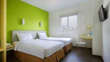 Zimmer, 2 Einzelbetten (Smart) | Zimmersafe, kostenloses WLAN, Bettwäsche