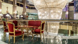 Sitteområde i lobbyen