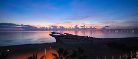 Private beach, fishing