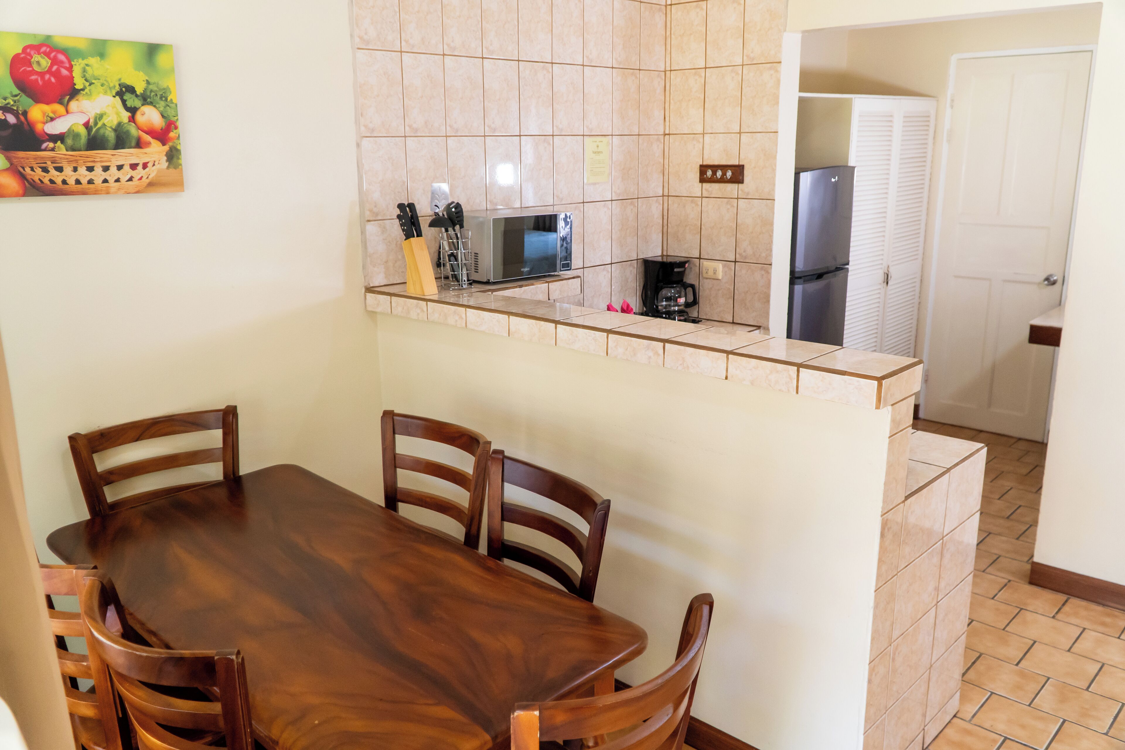 superior villa, 2 bedrooms, 2 bathrooms, garden view | private kitchen | fridge, coffee/tea maker
