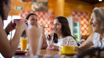 Daily cooked-to-order breakfast for a fee