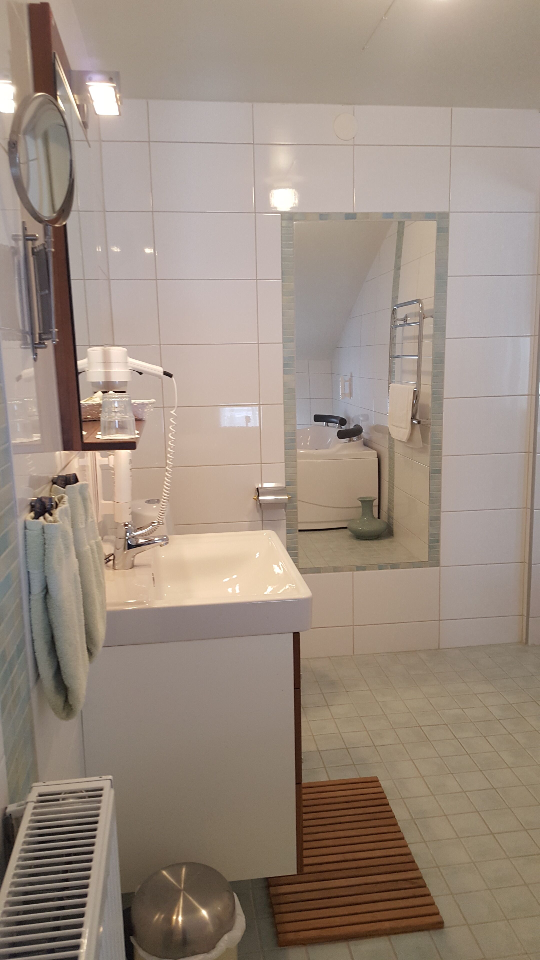 suite, private bathroom | living area | tv