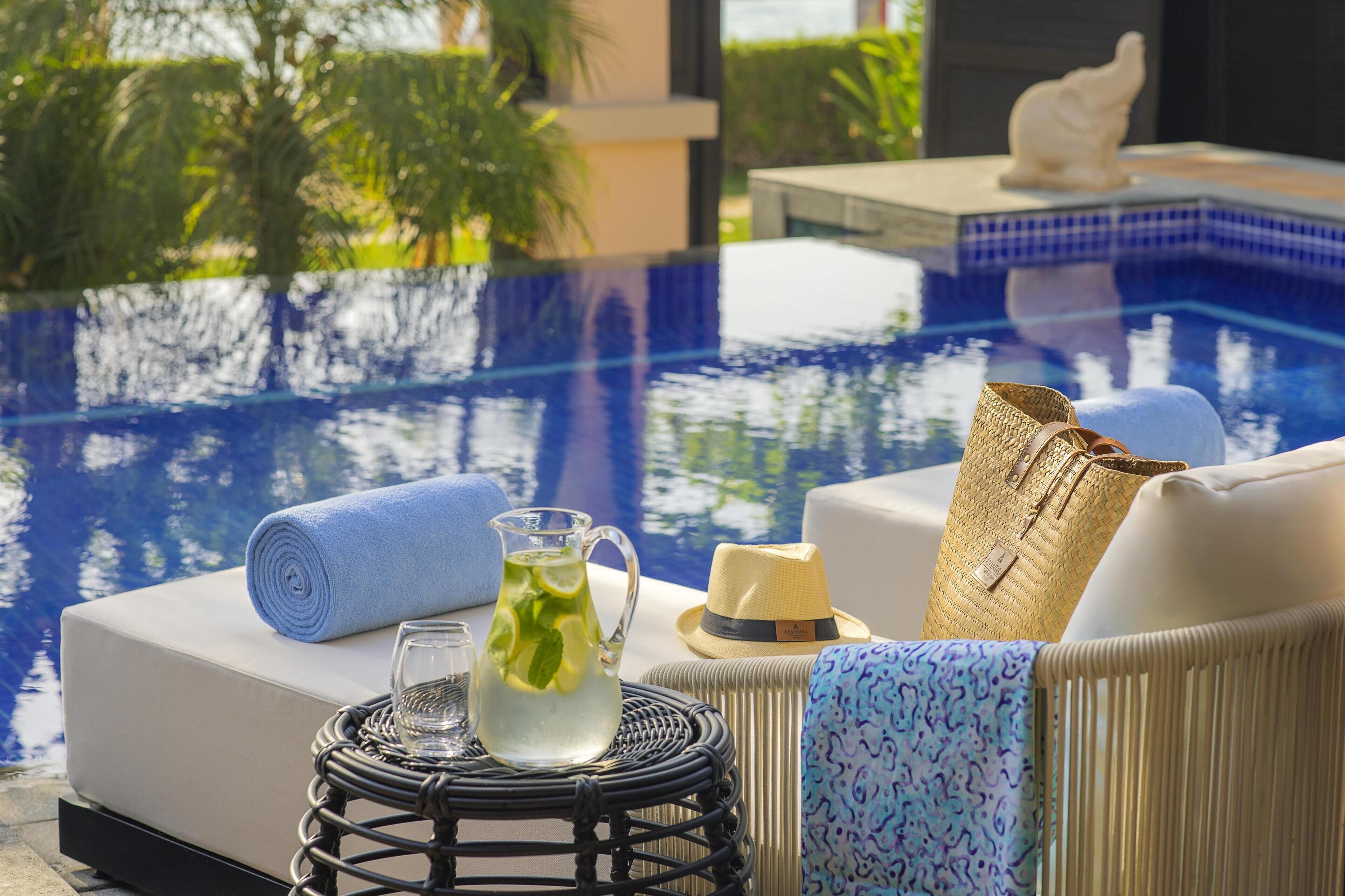 Egyptiska bomullslakan, sängtillbehör av högsta kvalitet och minibar