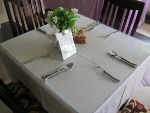 Breakfast served - Iris Hotel (Dar es Salaam)