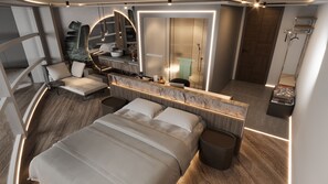 Kahden hengen standard-huone | Oleskelualue | LCD-televisio