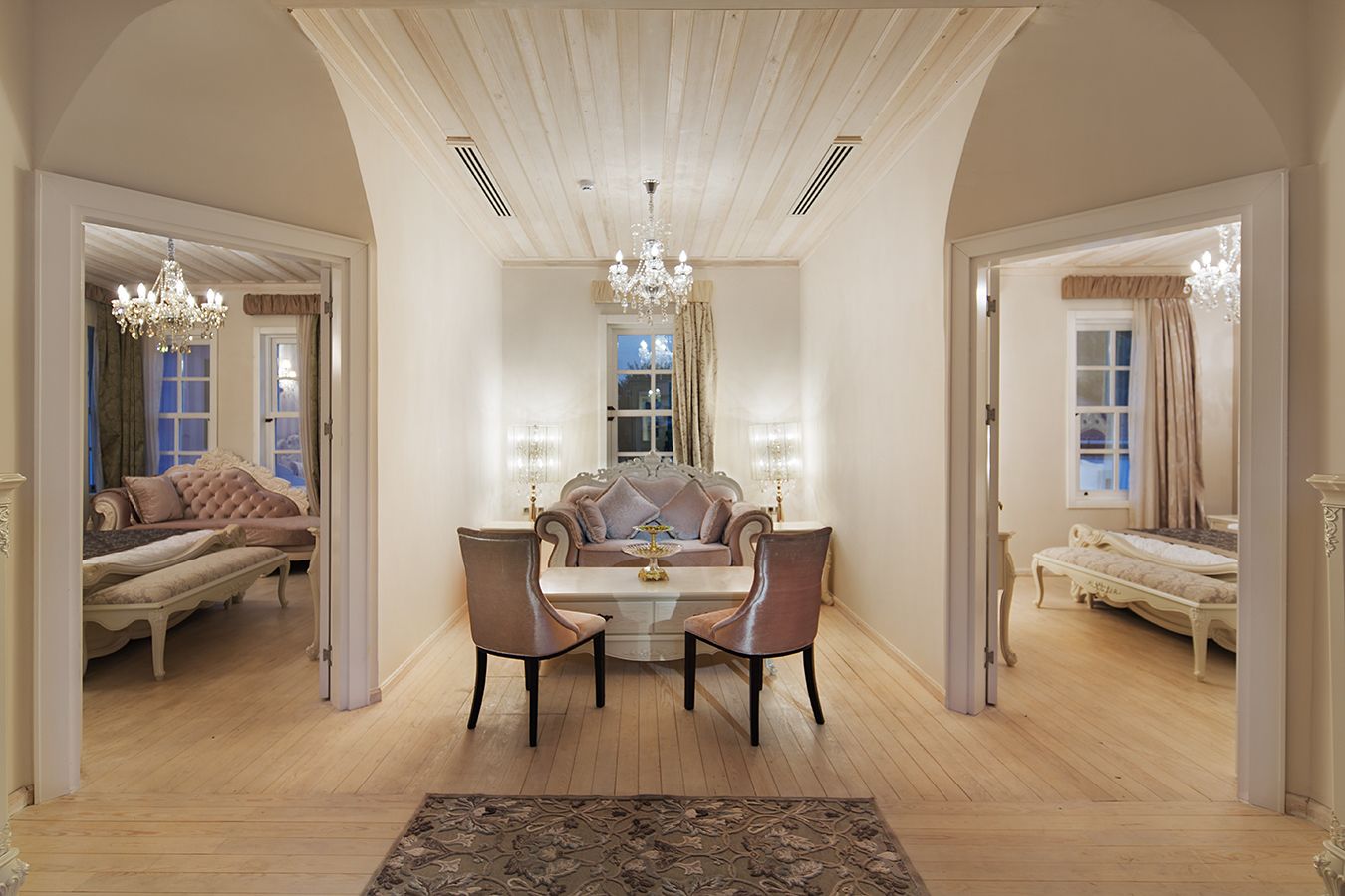 family suite | living area | 32-inch flat-screen tv with satellite channels, netflix