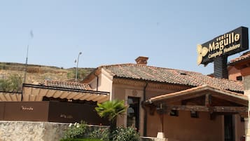 Overnatningsstedets indgangsparti