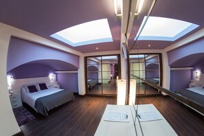 高級雙人房, 露台 | 高級寢具、書桌、免費 Wi-Fi、床單