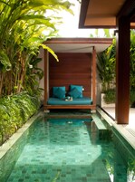 Vila luxo, 1 quarto, piscina particular | Vista do quarto