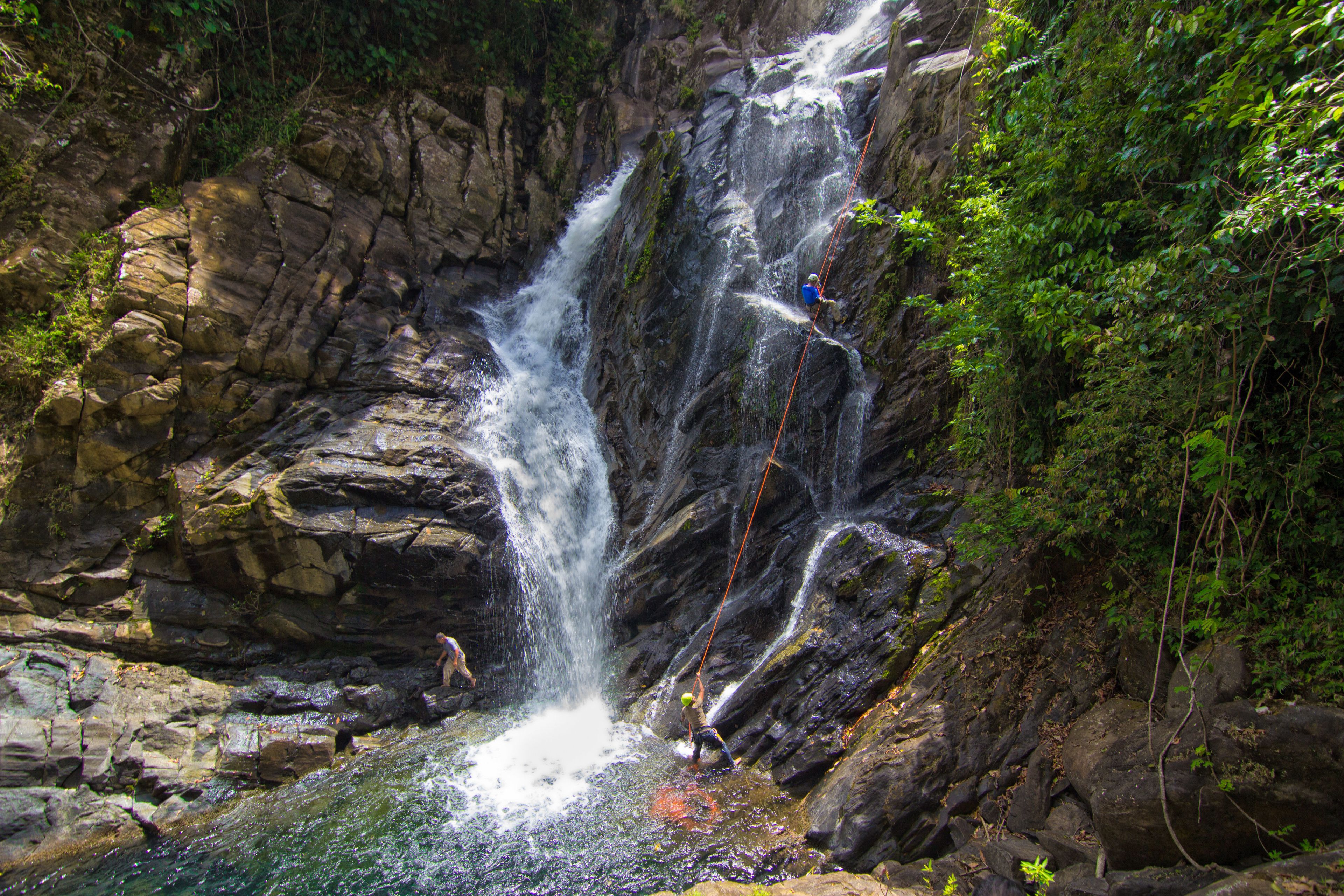 outdoor rock climbing