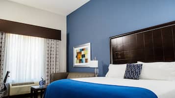 Premium bedding, pillowtop beds, in-room safe, desk