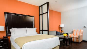 Premium bedding, pillowtop beds, in-room safe, desk