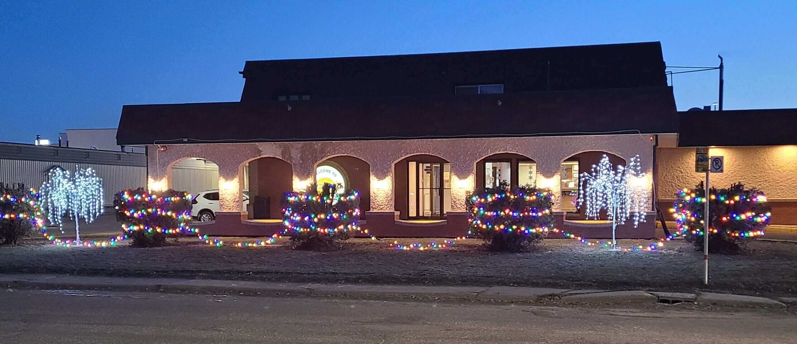 ด้านหน้าที่พัก