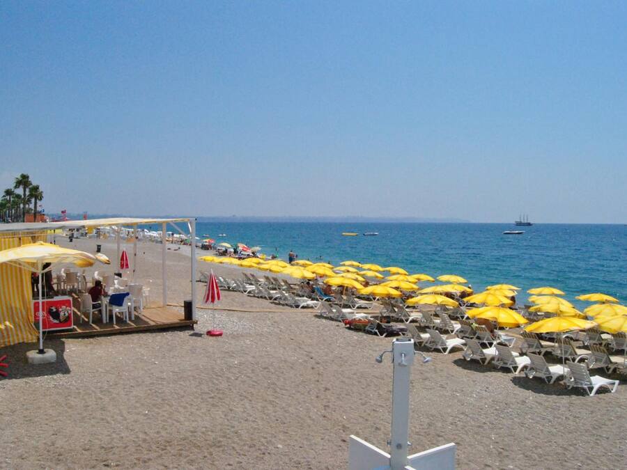 Privat strand i nærheten