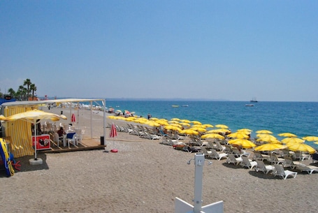 Private beach nearby