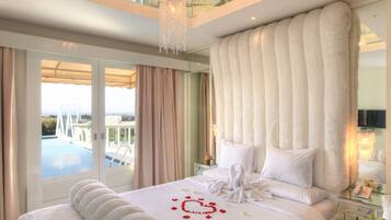 Villa, 3 Schlafzimmer, eigener Pool | Hochwertige Bettwaren, Minibar, Zimmersafe, Schreibtisch