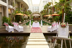 Área de bodas al aire libre