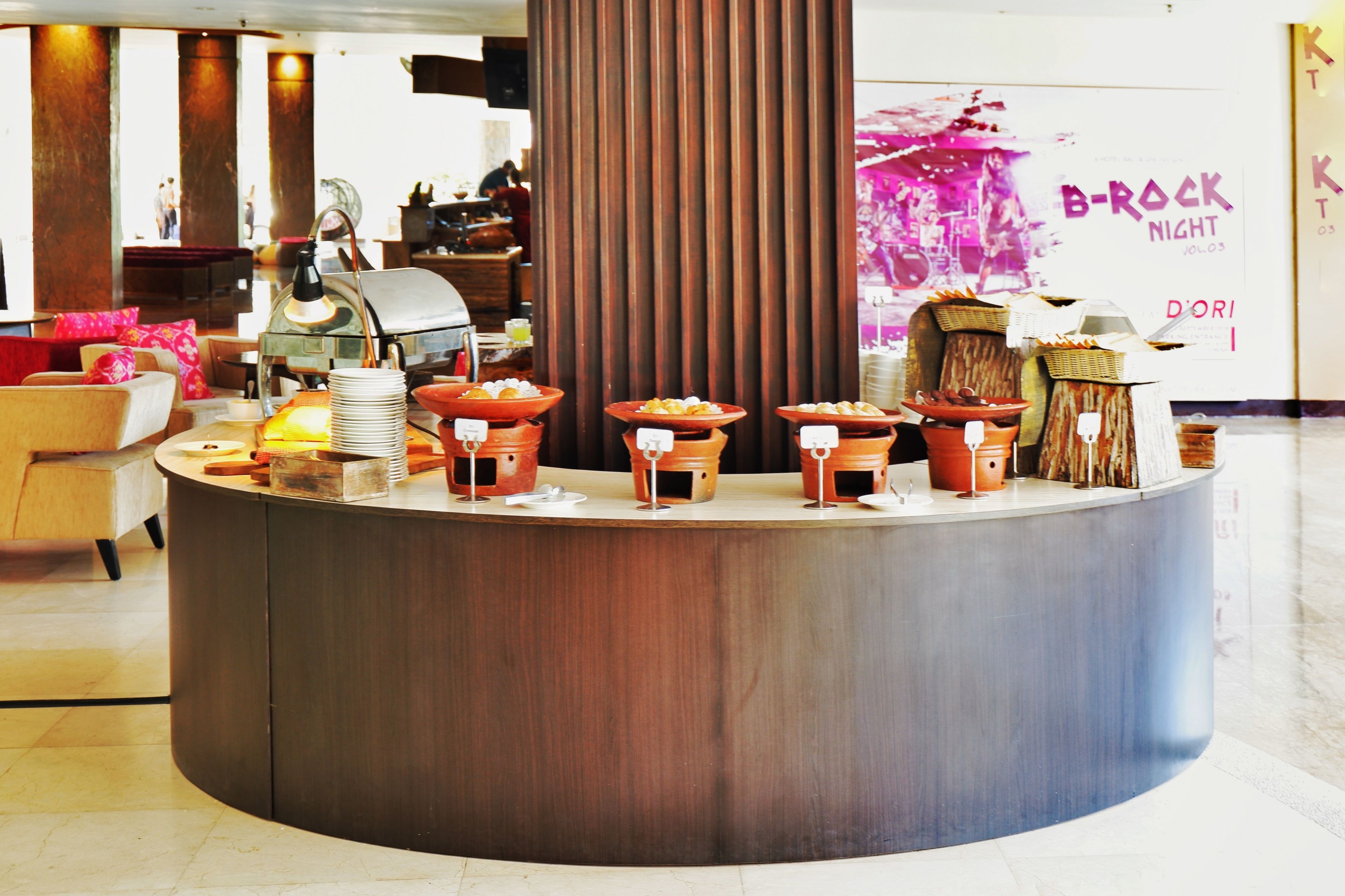 Daily buffet breakfast (IDR 110000 per person)