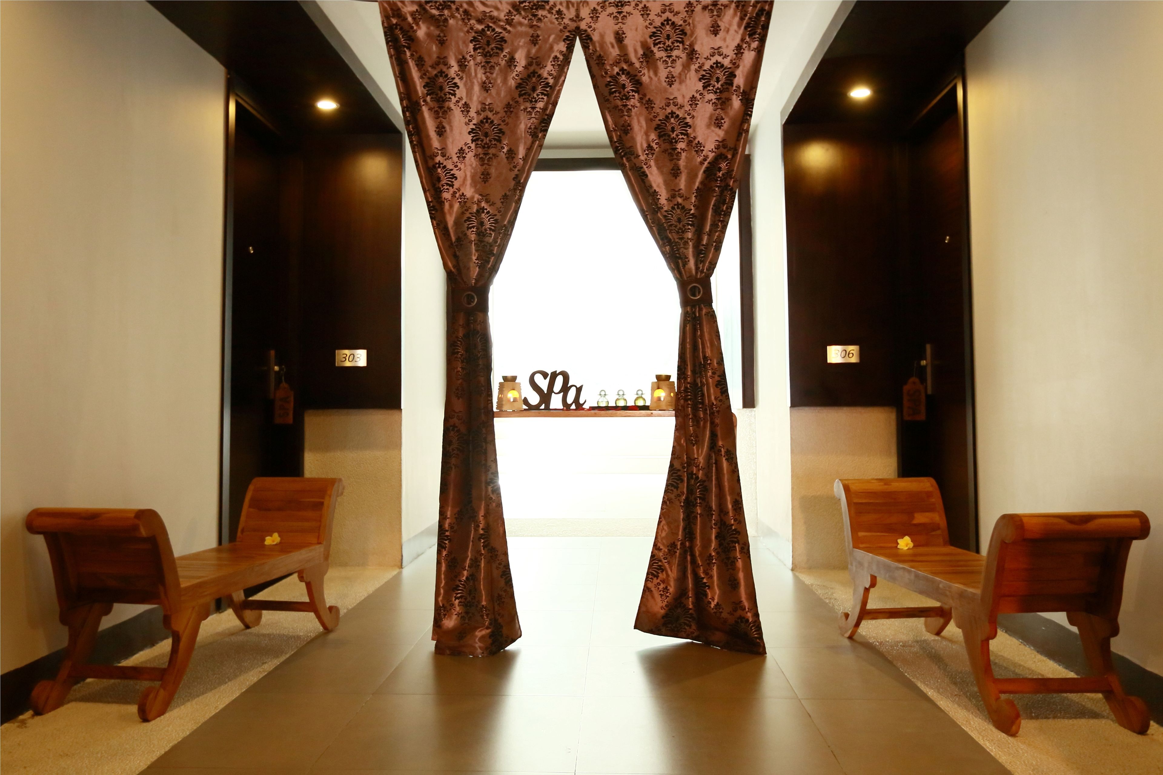 Espace de soins pour les couples, soins corporels, soins d'aromathérapie