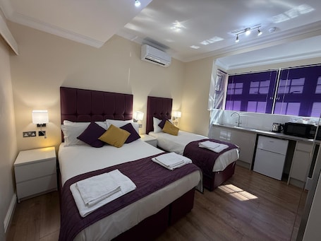 Premium bedding, in-room safe, desk, soundproofing