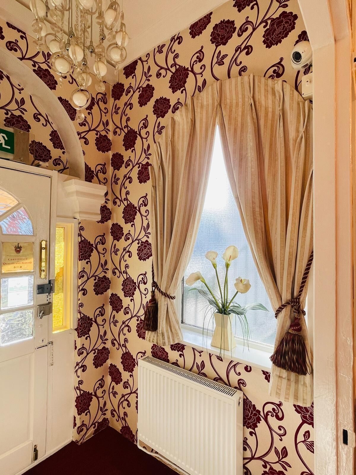 Entrada de la propiedad