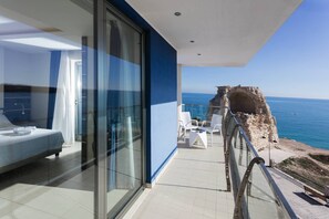 Chambre Deluxe double, vue sur la mer | Terrasse/patio
