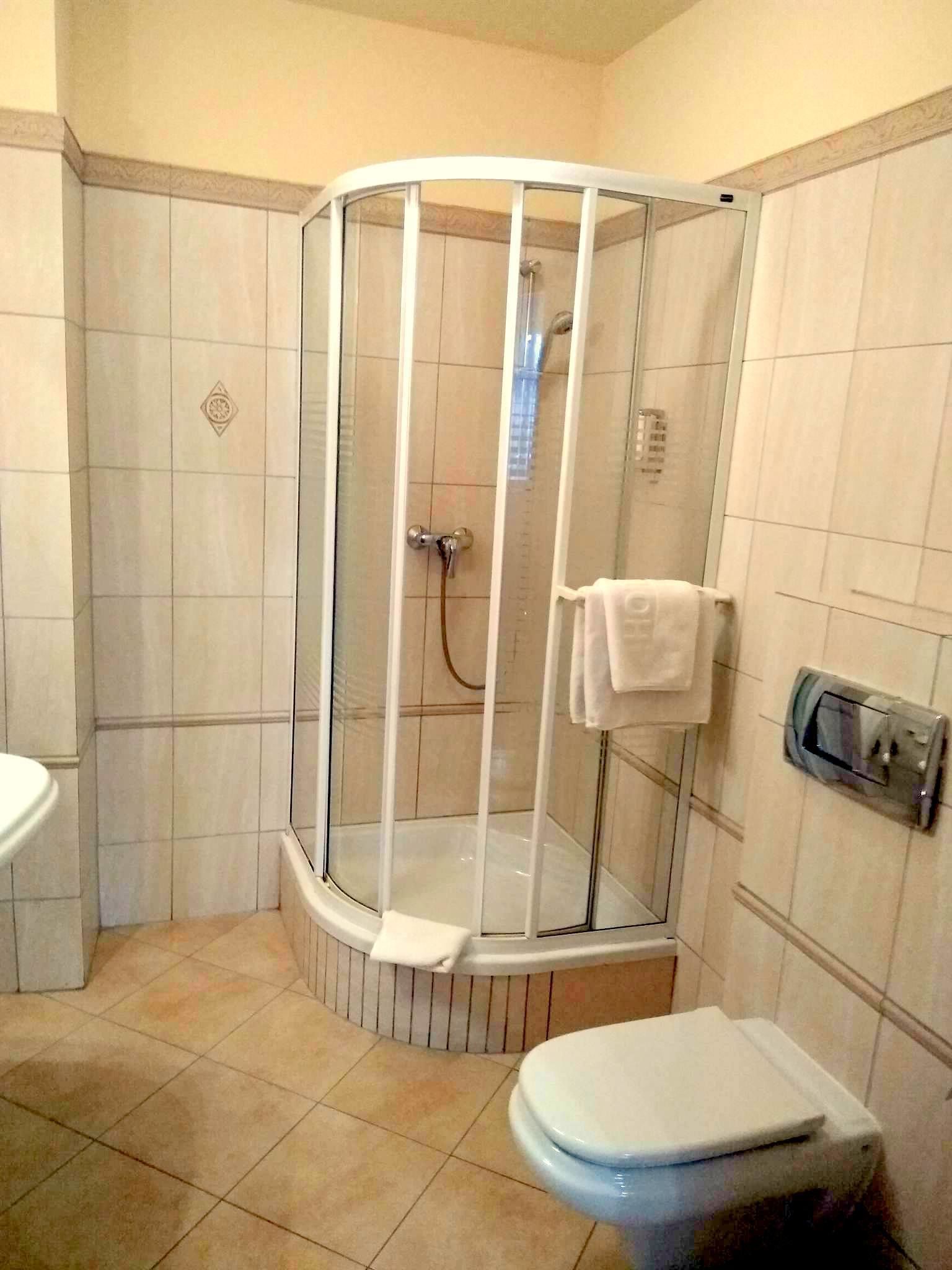 single room | bathroom | shower, free toiletries, towels
