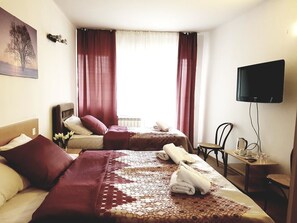 Habitación con 1 cama matrimonial o 2 individuales | Wifi gratis 