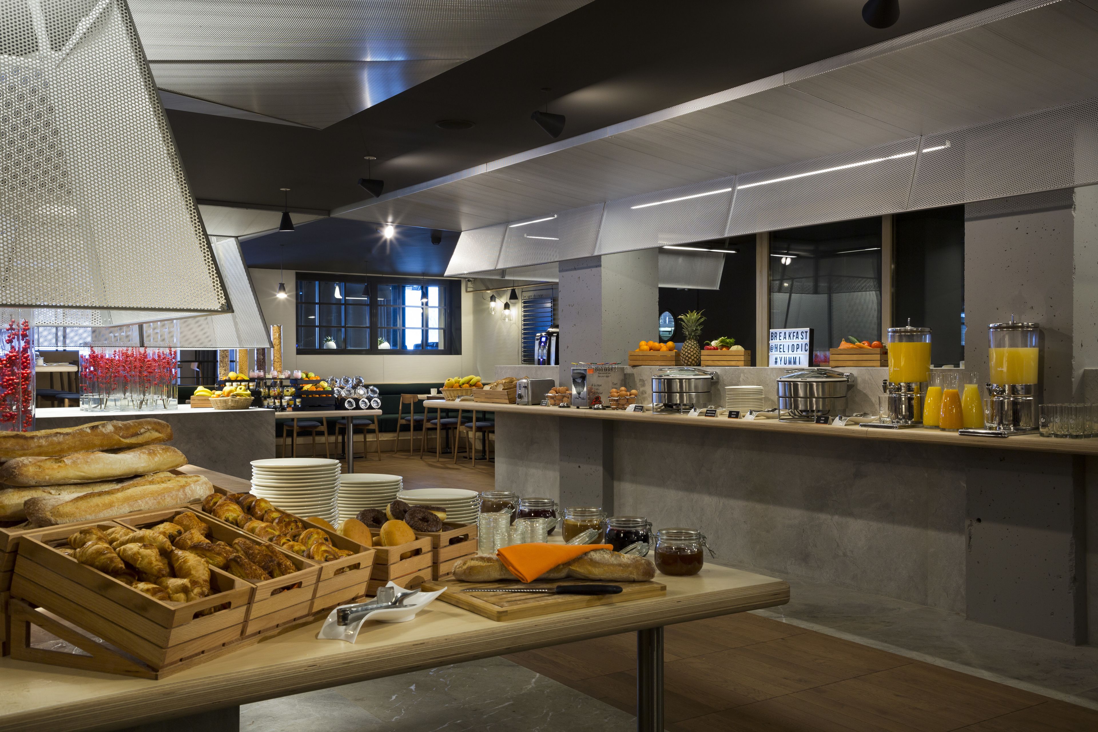 daily buffet breakfast (eur 19 per person)