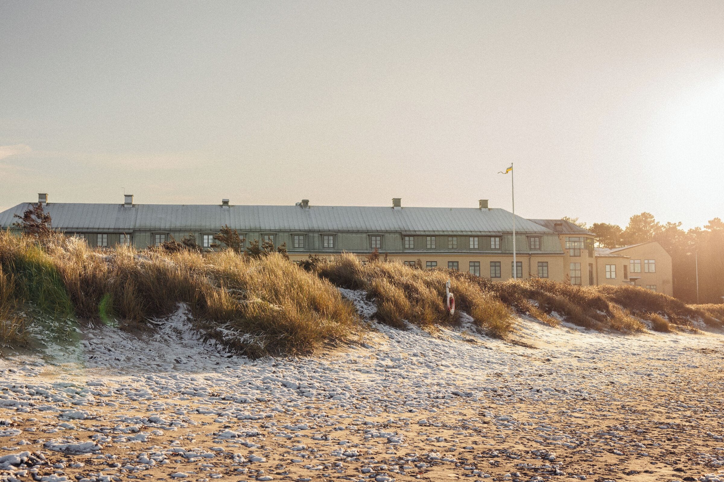 Utsikt mot havet/stranden