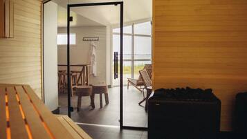 Sauna, boblebad, dampbad