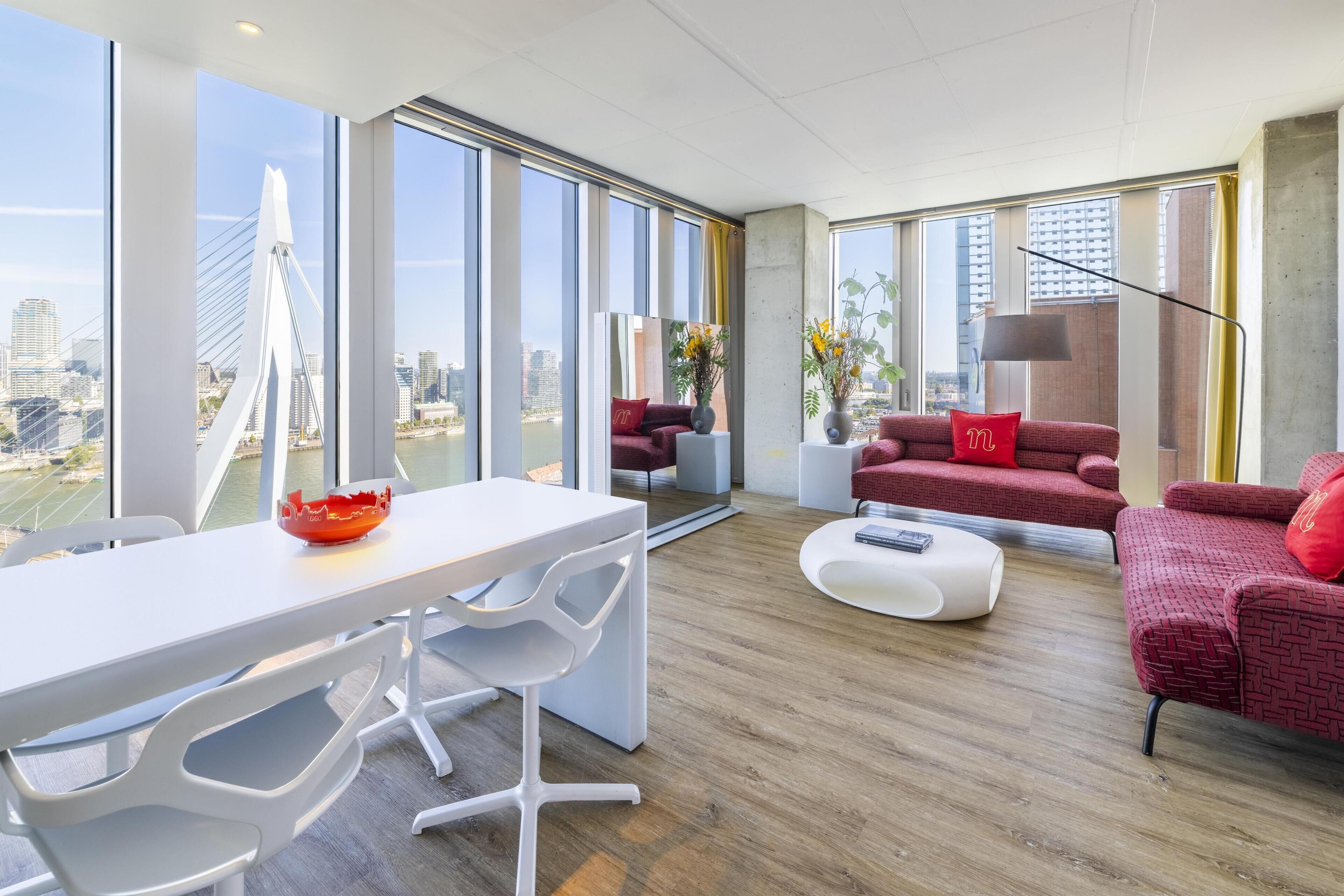 In-room safe, desk, soundproofing, free cribs/infant beds