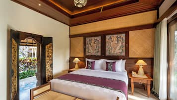 Saraswati Classic with Lotus Pond View | Pillow-top beds, minibar, desk, laptop workspace