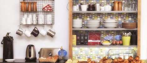 Daily buffet breakfast (EUR 10 per person)