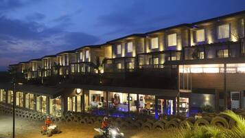Front of property - evening/night