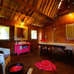 Body treatments, aromatherapy, hot stone massages, body scrubs, facials