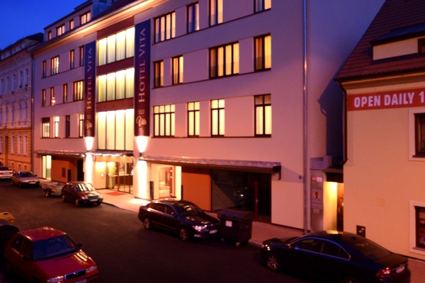 Front of property - evening/night