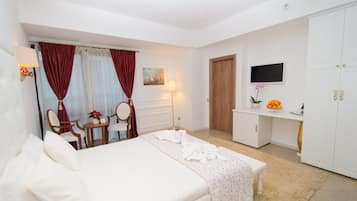 Minibar, in-room safe, individually decorated, desk